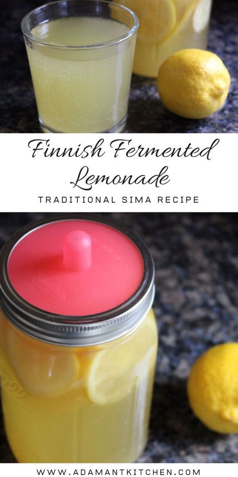 Sima Recipe, Fermented Lemonade, Fermented Vegetables Recipes, Summer Drink Recipe, Fermented Drinks, Mead Recipe, Honey Wine, Heavy Drinking, Probiotic Drinks