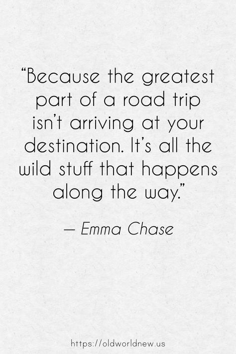 “Because the greatest part of a road trip isn’t arriving at your destination. It’s all the wild stuff that happens along the way.” #roadtrip #quote #travel Road Travel Quotes, Take The Scenic Route Tattoo, Back Roads Quotes, Trip Quotes Travel, Travelling Quotes, Road Quotes, Road Trip Quotes, Ft Worth Texas, Quote Travel