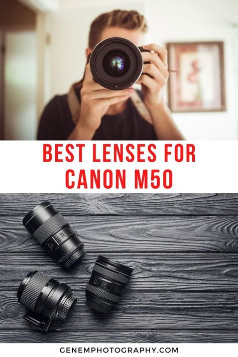 Best lenses for Canon M50 Canon M50, Bullet Journal Month, Photography Basics, Photography Gear, Canon Lens, Photography Lessons, Zoom Lens, Wide Angle, Photography Tips