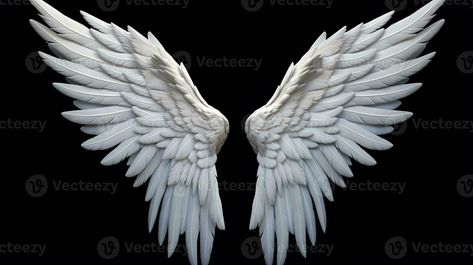 Wings Drawing, Wing Tattoo, Nail Paint, Angel Wings, Black Background, Black Backgrounds, Royalty Free Stock Photos, Places To Visit, Angel