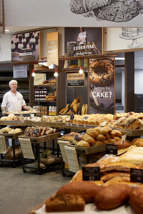 SuperValu, Blackrock | Echochamber Types Of Breads, Traditional Bakery, Bread Display, Bakery Shop Design, Bakery Store, Bakery Interior, Bakery Design Interior, How To Store Bread, Bread Shop