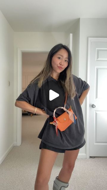 Steph Bae on Instagram: "If you want the links to the crossbody kit + twilly sent to you, comment “LINK” below or find it below or via my link in bio! Hope this was helpful!!! And whenever we get to do a big meet up, I now expect everyone to show up dressed in a Costco jacket + Longchamp crossbody bag 🤪🤪

https://liketk.it/4LkEa" Mini Longchamp Bag Outfit, Mini Longchamp Bag, Longchamp Bag Outfit, Longchamp Crossbody Bag, Longchamp Crossbody, Longchamp Bag, Twilly, Me Now, Show Up