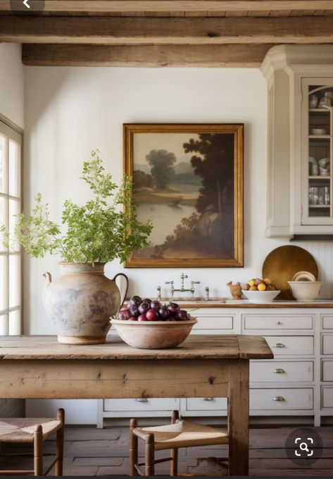 Historical Kitchen, Texas Interior Design, Farmhouse Dining Room Ideas, Rockwall Texas, Wooden Kitchen Cabinets, Countryside Cottage, European Kitchens, Farmhouse Interior Design, Charming Kitchen