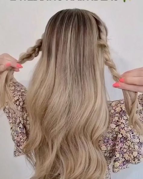 Diy Wedding Hair, Guest Hair, Fall Hair Cuts, Beautiful Braided Hair, Simple Wedding Hairstyles, Wedding Guest Hairstyles, Long Hair Wedding Styles, Peinados Fáciles Para Cabello Corto, Wedding Hair Down