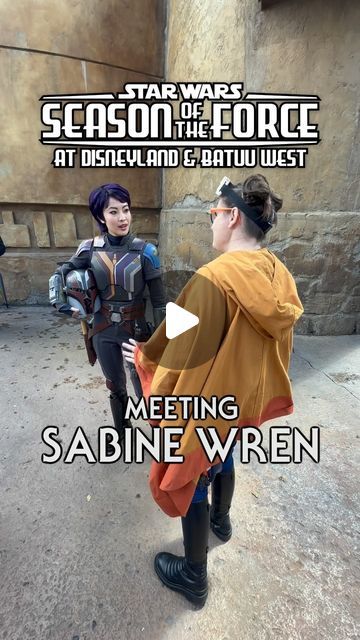 Galaxy’s Edge Explorers on Instagram: "Sabine Wren, Mandalorian/Graffiti Artist/Jedi Padawan, has begun appearing on Batuu West for Season of the Force at Star Wars: Galaxy’s Edge in Disneyland. #starwars #sabinewren" Jedi Padawan, Sabine Wren, Star Wars Galaxy, Graffiti Artist, The Force, Wren, Disneyland, Sci Fi, Force