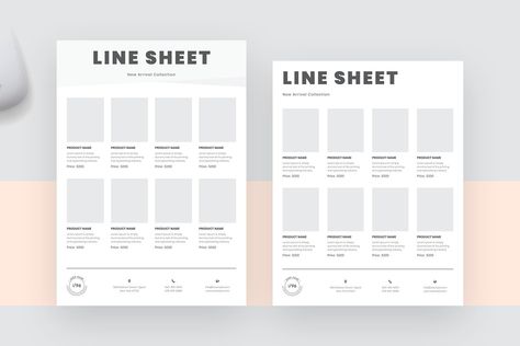 Elegant Line Sheet Template , #ad, #line#sheet#template#Introducing #affiliate Product Catalog Design, Line Sheet Template, Line Sheet, Sheet Template, Project Proposal, Stationery Templates, Catalog Design, Media Kit, Branding Kit