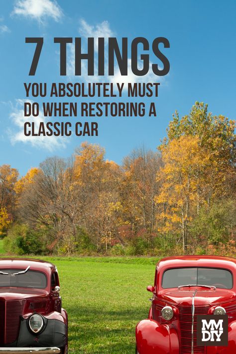 Vintage Car Restoration, Classic Cars Restoration, Car Design Ideas, Car Restoration Diy, Car Ownership, Car Aesthetics, Automotive Restoration, Camping Diy, Classic Car Restoration