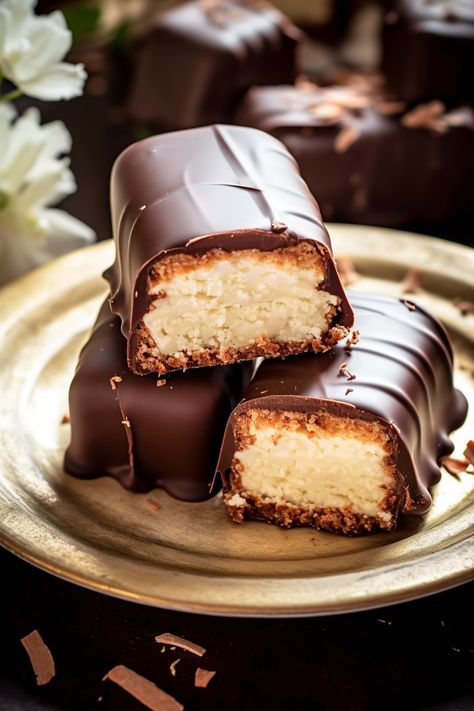 Homemade Bounty Bars (Mounds Bars) - That Oven Feelin Coconut Sweetened Condensed Milk, Mounds Bars, Bounty Chocolate, Bounty Bars, Mounds Bar, Chocolate Bars Gift, Chocolate Fan, Candy Recipes Homemade, Sweet Escape