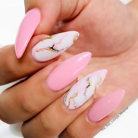 Opal Nails, Marble Nail Designs, Marble Nail, Marble Nail Art, Nail Art Designs Summer, Best Nail Art Designs, Easy Nails, White Nail, Nails Spring