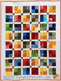 Pumpkin Patch BC Stepping Stones Quilt Pattern, Quilting Scraps, 4 Patch Quilt, Charm Square Quilt, Strip Piecing, Basic Quilt, Scrappy Quilt Patterns, Quilt Square Patterns, Quilt Sewing Patterns