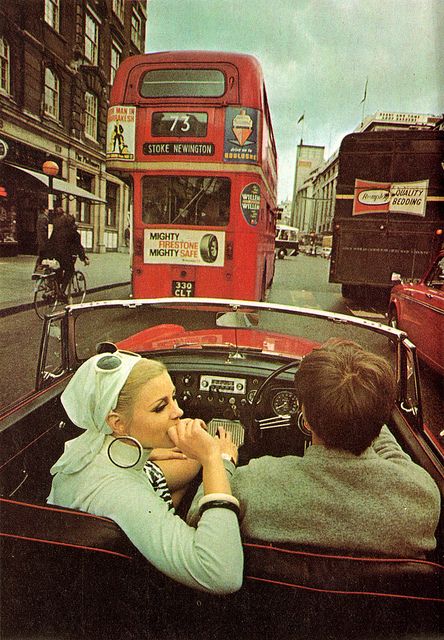 Swingin' London...Cavalier magazine, May, 1967 1960s London, 60s Aesthetic, The Wombats, Hackney London, Swinging London, Swinging 60s, Decker Bus, Living In London, Swinging Sixties