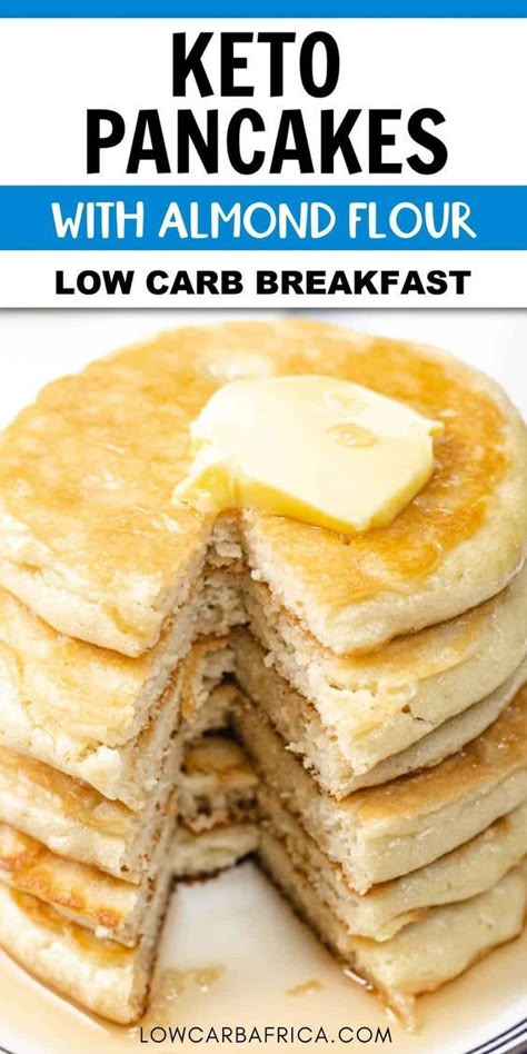 These fluffy keto pancakes are the perfect low carb breakfast recipe! With only a handful of ingredients, you can make homemade pancakes in less than 10 minutes. Keto pancakes are also super healthy and contain healthy fats that are needed on a low carb diet. #lowcarbbreakfast #ketopancakes #ketobreakfastrecipes Keto Breakfast Pancakes, Keto Low Carb Pancakes, Best Keto Pancakes Ever, Low Carb Pankaces, Keri Pancakes, Keto Fluffy Pancakes, Fluffy Low Carb Pancakes, Carb Quick Pancakes, Keto Pancakes Recipes