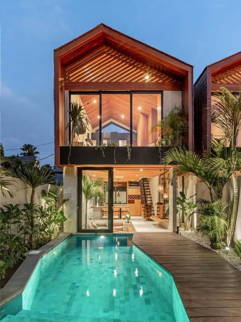 Villa Architecture, Philippine Houses, Open Bathroom, Bali Villa, Siargao, Bright Living Room, Random Inspiration, Frame House, Perfect House