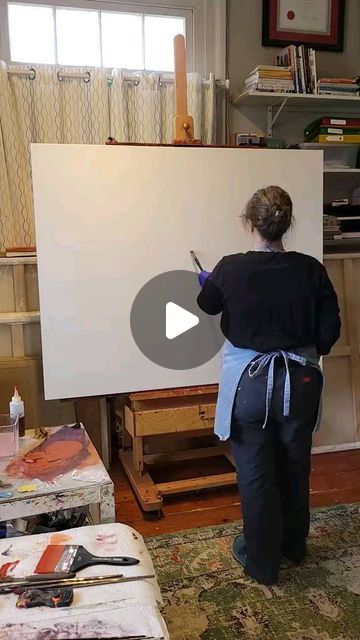 Unique Landscape Paintings, Easy Impressionism Art, Abstract Tropical Painting, Easy Palette Knife Painting, Abstract Landscape Painting Tutorial, Under Painting Techniques, Acrylic Painting Canvas Ideas Wall Decor, Paintings Of Lemons, Hard Painting Ideas