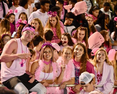 Pink Out Theme Football Game, Pink Out Basketball Game, Pink Out Football Game Outfits, Pink Football Game, Pink Out Football Game, Girls Basketball Clothes, Basketball Girls Outfits, Game Outfit Ideas, Pink Out Football