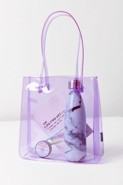 Kantor Pos, Clear Tote Bags, Transparent Bag, Clear Bag, Bags Aesthetic, Pretty Bags, Clear Bags, Cute Bags, Girls Bags