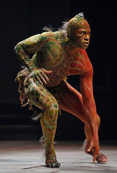 Caliban from Shakespeare's The Tempest. Bodypainting, The Tempest Shakespeare, David Wilcock, Stratford Festival, Hidden Knowledge, Olympics Opening Ceremony, The Tempest, Occult Symbols, Sporting Event