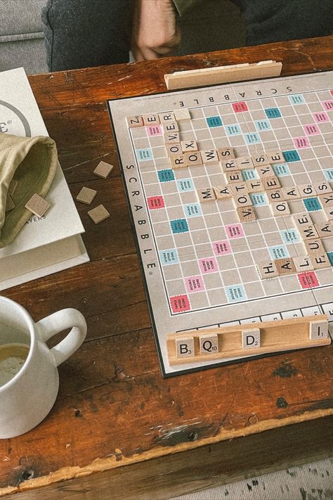 Game Night Couple Aesthetic, Games Asthetic Picture, Scrabble Date Night, Scrabble Game Aesthetic, Game Night Date Aesthetic, Fall Date Night Aesthetic, Dating Instagram Story, Video Game Night Aesthetic, Family Quality Time Aesthetic