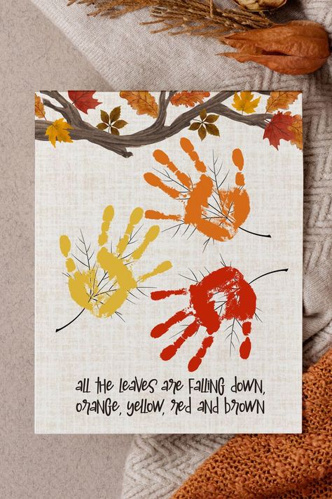 Handprint Leaf | Fall Handprint Crafts | Fall Crafts For Infants | Fall Poems For Kids | Fall Handprint Art | Fall Crafts For Preschool | Easy Fall Crafts For Kids | Thanksgiving Handprint Crafts | Thanksgiving Handprint Art | Fall Crafts For Preschool Fall Poems For Kids, Thanksgiving Handprint Crafts, Fall Crafts For Infants, Handprint Leaf, Thanksgiving Handprint Art, Crafts For Infants, Fall Poems, Fall Handprint Crafts, Thanksgiving Crafts For Toddlers