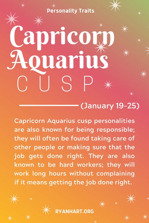 Being a Capricorn Aquarius cusp personality (January 19-25) means that you're thoughtful, intelligent, and an excellent communicator. January 19 Zodiac Sign, Aquarius Capricorn Cusp, January 25 Zodiac, January Aquarius, Aquarius And Capricorn, Capricorn Dates, January Capricorn, About Capricorn, Capricorn Aquarius Cusp