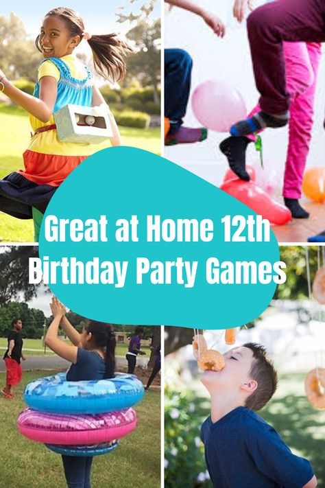 Best 12th Birthday Game Ideas for Pre Teens - Fun Party Pop 21st Birthday Party Games, Word Games For Kids, Teen Fun, Games Ideas, Interactive Games, Summer Birthday Party, Party Pops, Fun Party Games, Birthday Party 21