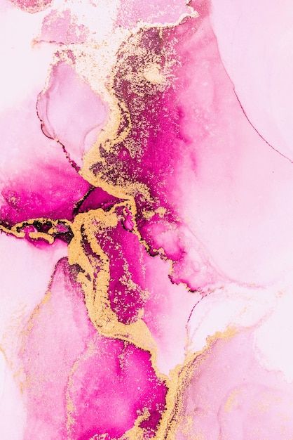 Pink And Gold Wallpaper, Rosa Shocking, Abstract Fluid Art, Whatsapp Wallpaper, Marble Wallpaper, Texture Images, Fluid Painting, Alcohol Ink Art, Pretty Wallpapers Backgrounds