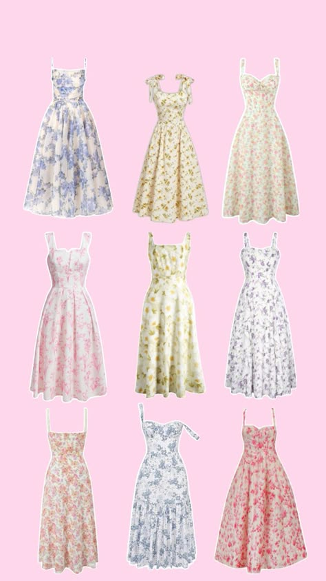 Sun dresses,summer,fun,classy Sun Dresses Aesthetic, Dresses Aesthetic, Cute Dress Outfits, Sun Dresses, Fashion Vocabulary, Shein Outfits, Easy Trendy Outfits, Modest Fashion Outfits, Cute Everyday Outfits