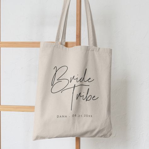 Canvas Tote Bag Outfit, Bachelorette Tote Bags, Tote Bag Outfit, Bachelorette Tote, Bridesmaid Groomsmen Gifts, Bride Tote, Minimalist Bride, Bride Bag, Bridesmaid Tote Bags