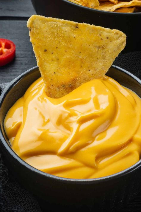 Quick and Easy Homemade Cheez Whiz - IzzyCooking Cheez Wiz Dip, Homemade Cheesewiz, Cheesewiz Recipe, Homemade Cheese Wiz, Recipes With Cheese Wiz, Cheeze Wiz Recipes, Cheese Wiz Dip, Homemade Cheese Whiz, Homemade Cheez Whiz