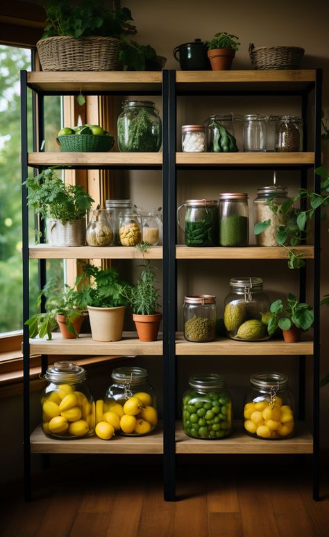 Kitchen Storage Display, Fresh Produce Kitchen Storage, Vertical Storage Rack, Kitchen Veggie Storage, Storing Vegetables In Kitchen, Produce Wall Storage, Veggie Storage In Kitchen, Veg Storage Ideas, Kitchen Fruit Storage Ideas