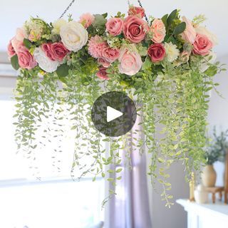 109K views · 5.1K reactions | Dollar Tree Floral Chandelier DIY
 #dollartreediy #dollartree #dollartreehacks #diy #weddingdecor #viral | BargainBethany | Jeppe Reil · Summer Energy Floral Chandelier Diy, Chandelier Diy, Summer Energy, Dollar Tree Hacks, Floral Chandelier, Diy Chandelier, Dollar Tree Diy, Dollar Tree, Wedding Decorations