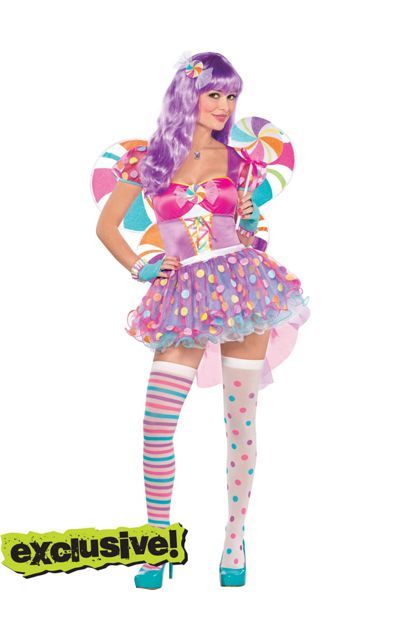 Katy Perry inspired California Girls Outfit! Party City Balloons, City Party, Halloween City, Party City Costumes, Candy Costumes, Candy Dress, Diy Kostüm, Candyland Party, Halloween Costume Shop