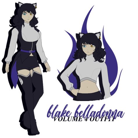 Rwby Blake, Red Like Roses, Rwby Characters, Oc Design, Team Rwby, Rwby Fanart, Rwby, Character Design Inspiration, Design Inspo