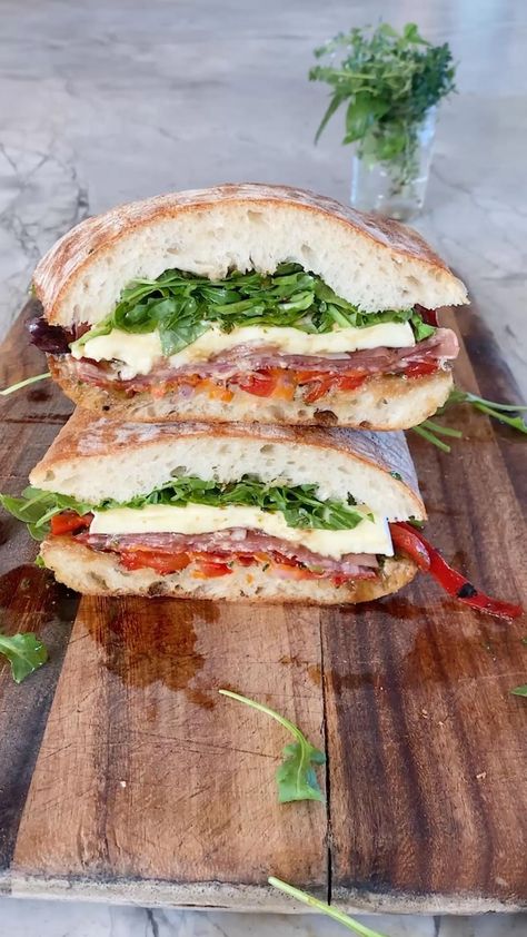 Brie And Prosciutto, Brie Prosciutto, Prosciutto Sandwich, Tieghan Gerard, Spanish Chorizo, Picnic Sandwiches, Delicious Meal Prep, Picnic Style, Quick Healthy