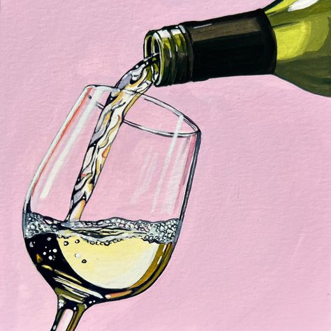 My weekend has been full of wonderful get togethers with amazing women. I can toast to that! Daily Painting Just posted in my online store (KateBirchArt.com) Link in bio! Gouache on paper Paper size 6x6 inches with small white border $125 *** please note for international orders a customs tax may be required upon delivery *** #gouachepainting #stilllifepainting #artistsoninstagram #painteveryday #colorfulart #gouache #dailypainting #dailyart #utahartist #makearteveryday #gouacheartist #... Champagne Painting, Wine Painting, Sip N Paint, Colour Pencil, Wine Art, Daily Painting, Bottle Painting, Paper Paper, Gouache Painting