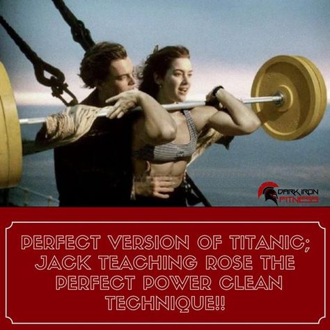 The "Perfect" Version of Titanic! Powerlifting Humor, Crossfit Memes, Gym Jokes, Crossfit Humor, Gym Humour, Squat Motivation, Gym Images, Crossfit Motivation, Fitness Motivation Pictures