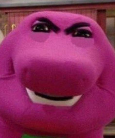 Barney Meme, Troll Meme, Dibujos Toy Story, Funny Face Photo, Pintor Nocturno, Purple Dinosaur, Weird Images, Dinosaur Funny, Crazy Funny Pictures