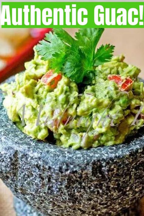 This is how Guacamole should be madeAuthentic Gaucamole recipe just like they make in Mexico Guacamole Recipe Easy Homemade, Mexican Guacamole Recipe, Chunky Guacamole Recipe, Authentic Guacamole Recipe, Authentic Guacamole, Guacamole Dip Recipes, Easy Guacamole Recipe, Guacamole Recipes, Mexican Guacamole