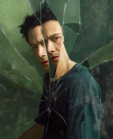 The Matrix Movie, Arte Peculiar, 얼굴 드로잉, Broken Mirror, Septième Art, Film Poster Design, Movie Posters Design, Cinema Posters, Alternative Movie Posters