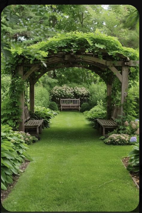 Taman Vintage, Have Inspiration, Outdoor Decor Backyard, Garden Landscape Design, Garden Structures, Garden Layout, Layout Ideas, Backyard Landscaping Designs, Front Garden