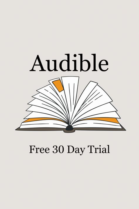 Subscribe to audibles 30 day free trail for a range of books to read on the go Fire Tablet, Audible Books, Free Trial, Free Books, Audio Books, 30 Day, The Go, To Read, Books To Read