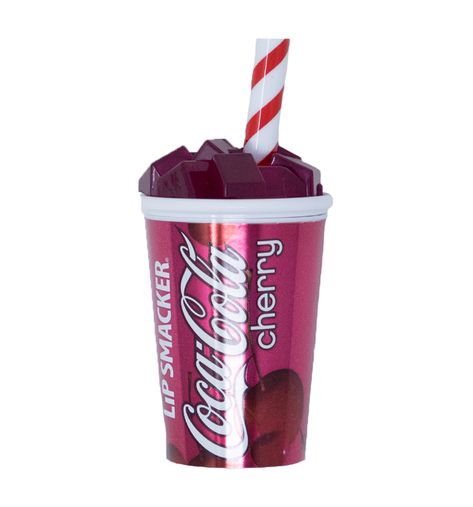 Cherry Coke Lip Cup | Coca-Cola Store Coca Cola Cherry, Coca Cola Merchandise, Coca Cola Store, Cherry Lip Balm, Cherry Coke Can, Cherry Coke, Aesthetic Png, Cherry Lips, Glow Recipe