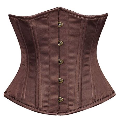 Best Shapewear | Brown Satin Double Bone Underbust Corset Top Waist Cincher 34 Brown *** Check out this great product. Note:It is Affiliate Link to Amazon. #commentalways Burlesque Halloween Costumes, Halloween Corset, Brown Corset, Gothic Costume, Corset Costumes, Waist Cincher Corset, Boned Corsets, Gothic Corset, Lace Tights