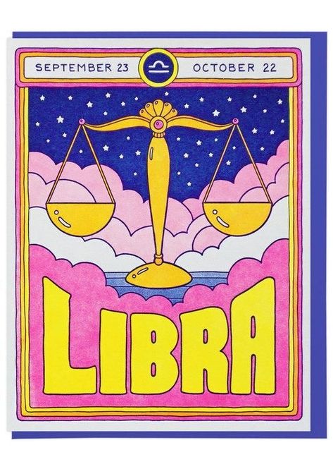 Libra Poster, Libra Art, Horoscope Art, Congratulations Cards, Father's Day Cards, Astrology Art, Zodiac Sign Libra, Funny Greeting Cards, Zodiac Art