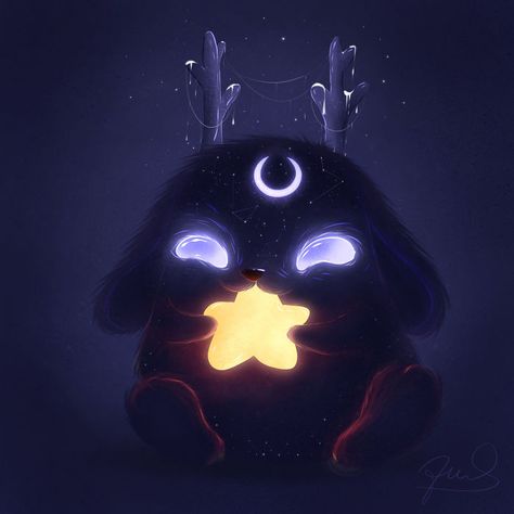 I Create Cute Glowing Monsters From Outer Space (28 Pics) Art Spatial, Space Animals, Art Mignon, Glowing Art, Cute Fantasy Creatures, Toy Art, Cute Animal Drawings Kawaii, Creature Drawings, Fantasy Creatures Art