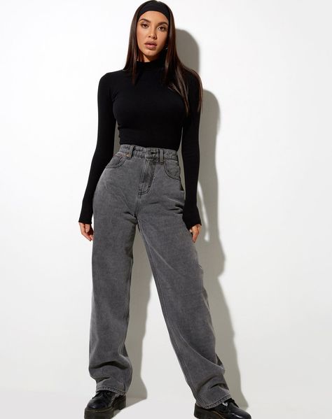 97d0145823aeb8ed80617be62e08bdccdesc51284283ri Baggy Grey Jeans Outfit, Grey Baggy Jeans Outfit, Black Jeans Outfit Work, Black Jeans Outfit Casual, Baggy Grey Jeans, Black Jeans Outfit Spring, Black Jeans Outfit Summer, Black Jeans Outfit Winter, Grey Baggy Jeans