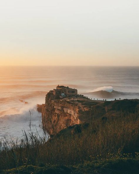 Big Waves in Nazare Day Trip in 2023 (Updated) - Trips on Abbey Road Best Places In Portugal, Boat Restaurant, Krabi Town, Lisbon Travel Guide, Lisbon Travel, Krabi Thailand, Pattaya Thailand, Visit Portugal, Abbey Road