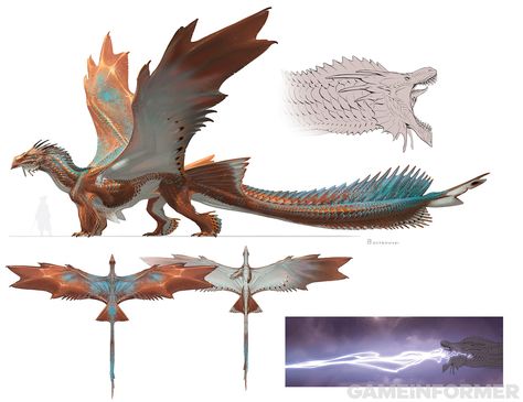 D&D (2024) - What do people think of the new dragon designs? | EN World Tabletop RPG News & Reviews Alexander Ostrowski, Fantasy Dragons, Bronze Dragon, Dragon Artwork Fantasy, Dnd Dragons, Creature Artwork, New Dragon, Fantasy Beasts, Creature Drawings