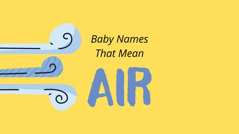 It is no wonder that baby names that mean air or are connected to air (such as sky, wind, storm, etc.) are a significant choice for new parents. Let's explore the extensive world of names that mean air. #babynames #boynames #girlnames Names Meaning Wind, Names That Mean Wind, Names That Mean Air, Air Names, List Of Boy Names, Wind Names, Boy Name Meanings, List Of Girls Names, Names For Boys List