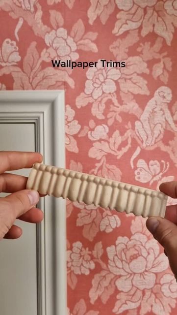 Wallpaper Picture Frame Moulding, Wallpaper Picture Frame, Decwood Mouldings, Moulding Wallpaper, Last Wallpaper, Drunken Monkey, Picture Frame Moulding, Statement Wallpaper, Scallop Border